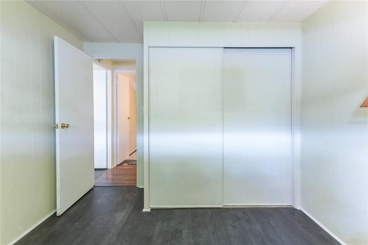 Spare bedroom closet