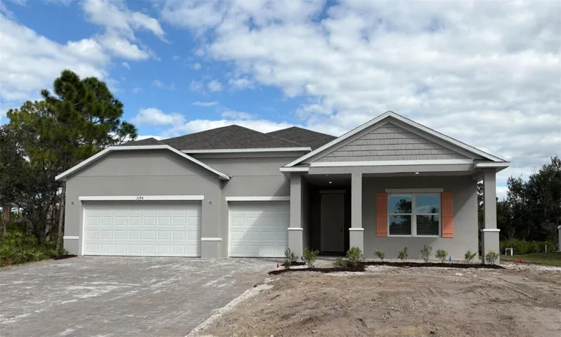 3 Car Garage- Ready for landscaping!
