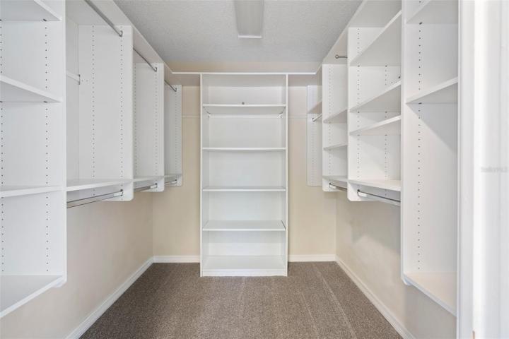 Upstairs closet