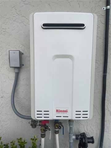 Instant Hot Water, powered by buried propane tank
