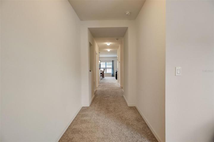 Galley style hallway