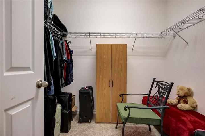 primary bedroom - large walk in closet