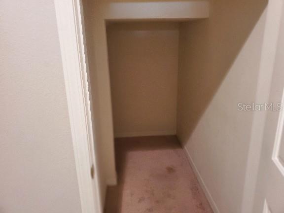 Extra Storage Closet wraps around to the left