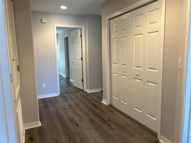 Hallway with Laundry Closet
