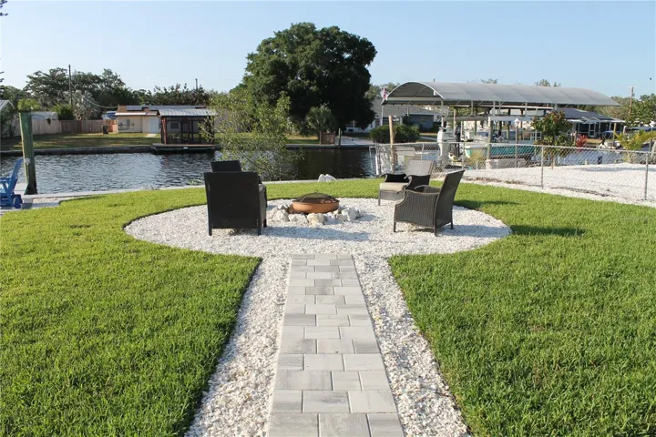 walkway to fire pit