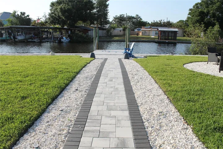 walkway to dock