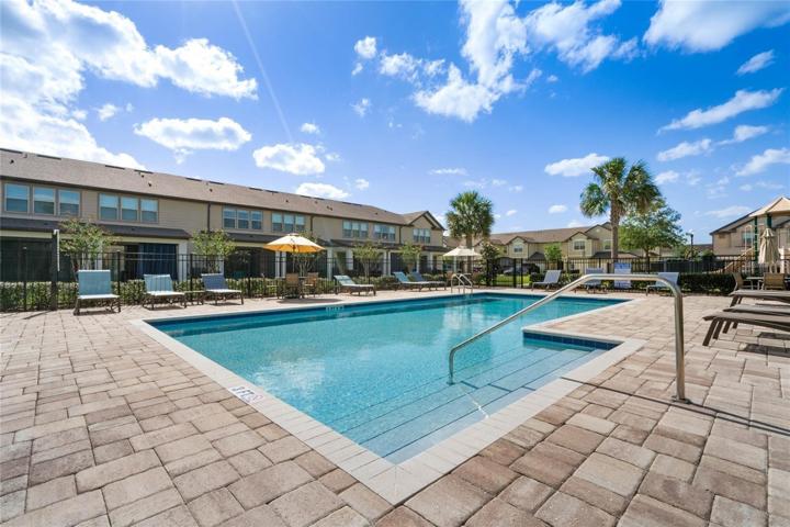 Resort style community swimming pool