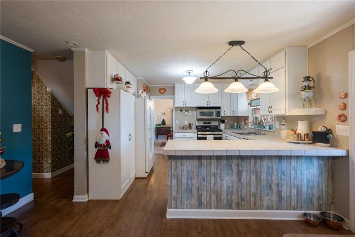 Kitchen view from the family room