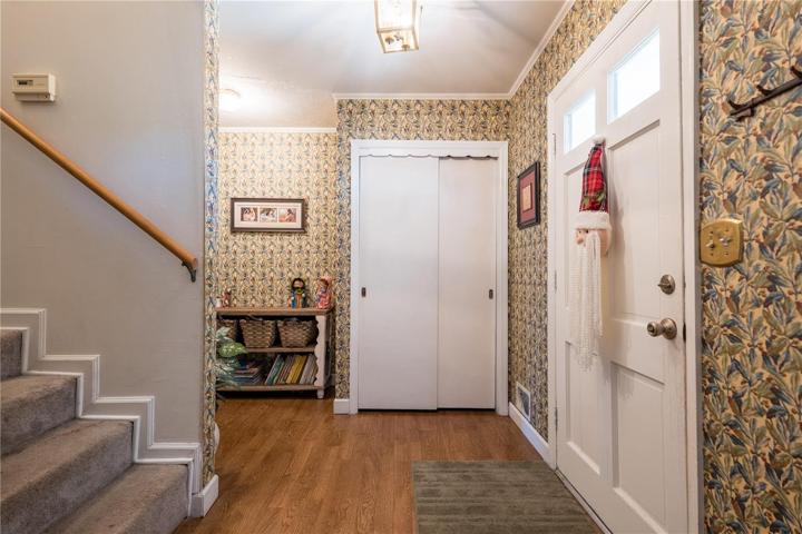 Hallway entering into the promary residence