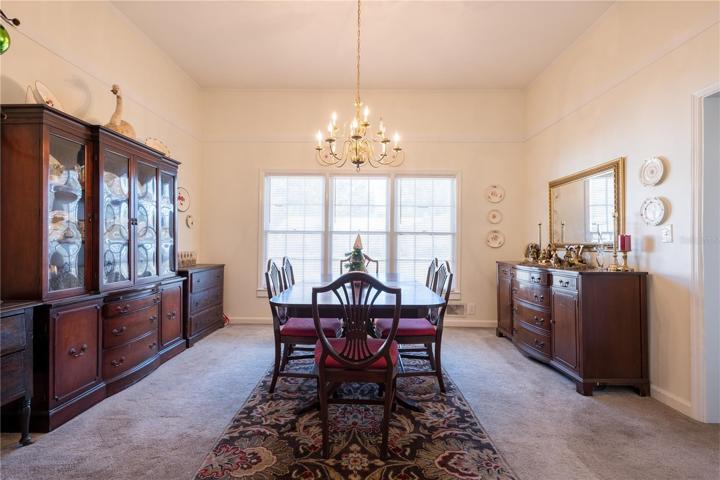 Formal dining room