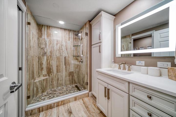 Custom designed second bath