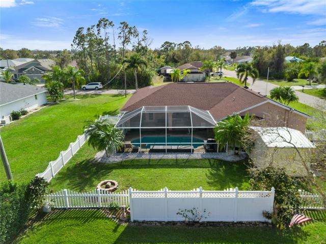 Aerial View Back Yard