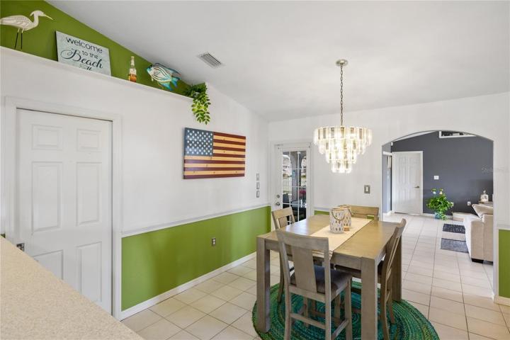 Dining Room and Entry Door to Guest Quarters