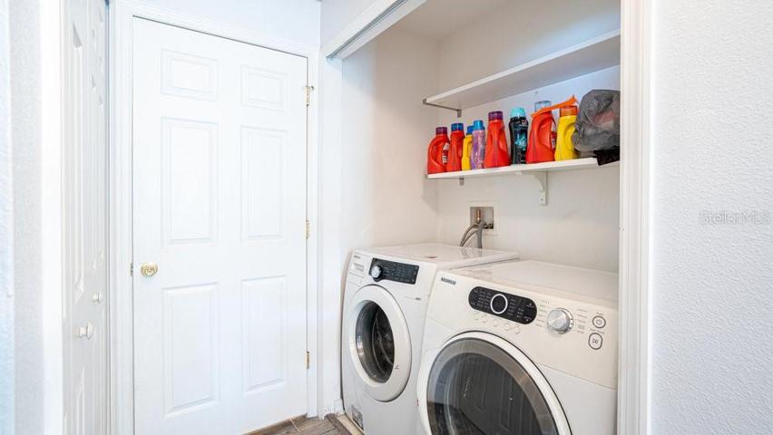 Laundry closet