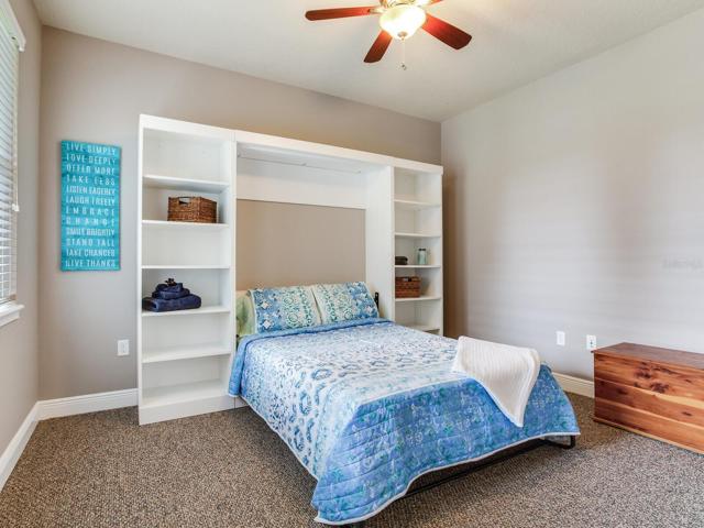 4the bedroom with murphy bed full bathroom outside of room