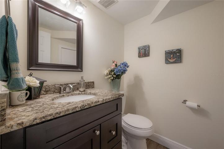 Downstairs half bath