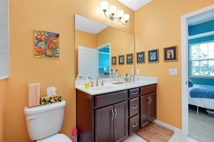 Primary Bath with stand up shower and walk in closet