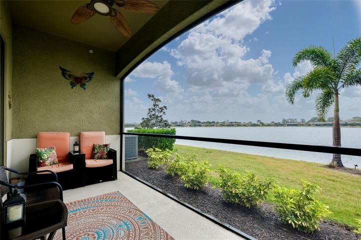 Screened Lanai with full pond view