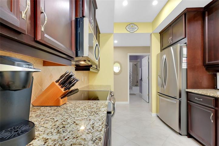 Kitchen with Granite countertops