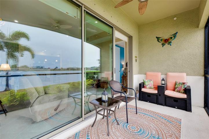 Screened Lanai with full pond view