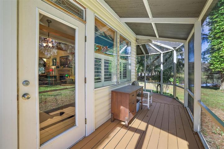 Back wrap around porch