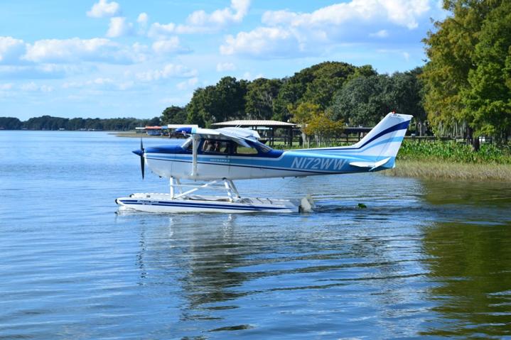 Taking of in Lake Harris