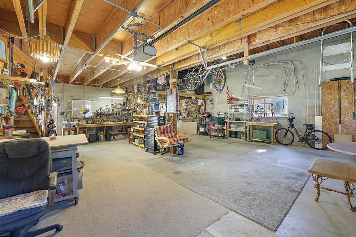 inside garage