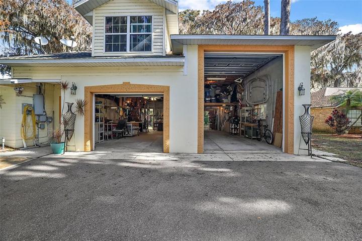 RV and garage