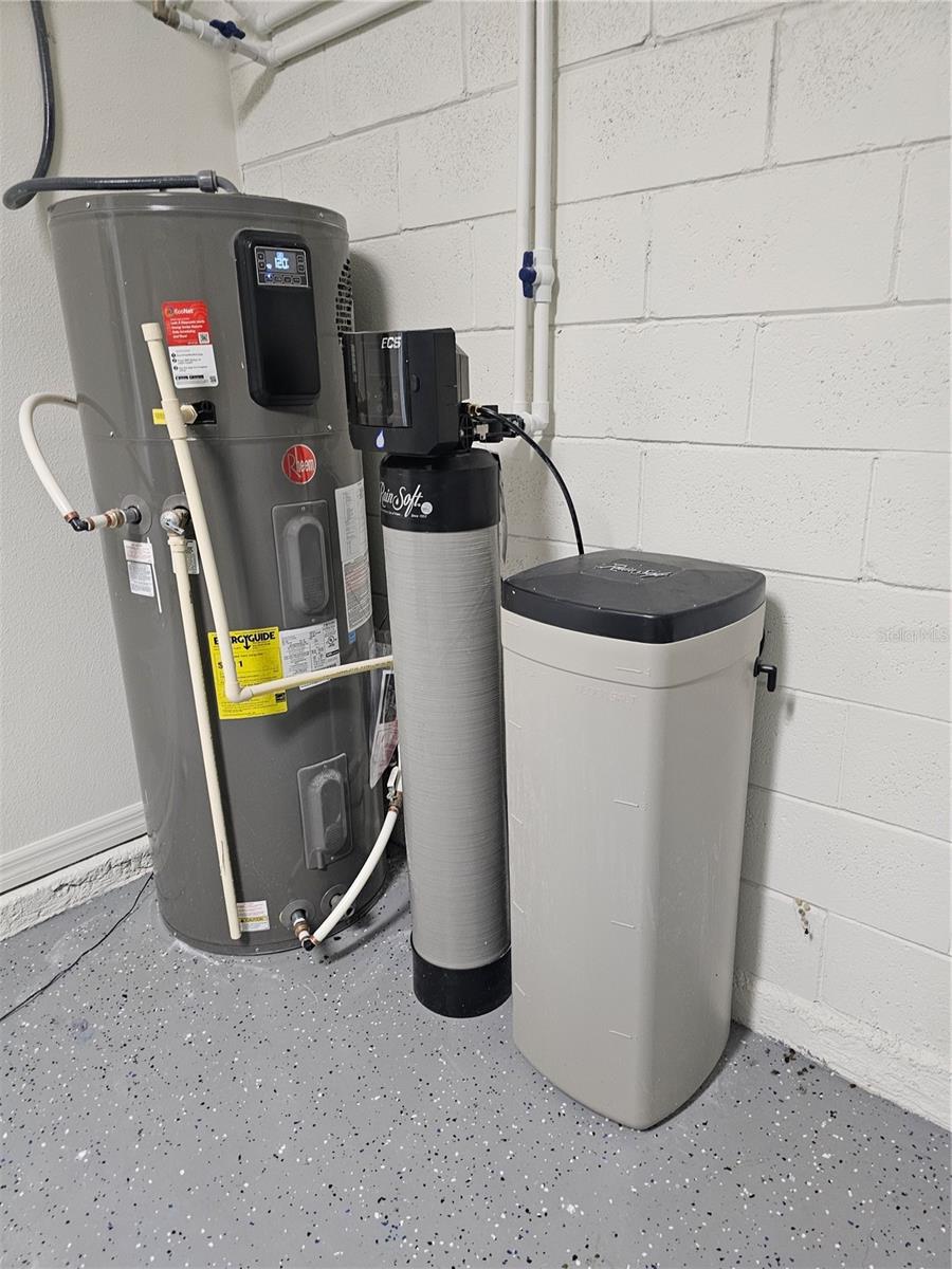 ELECTRIC WATER HEATER PLUS RAIN SOFT WATER SOFTNER
