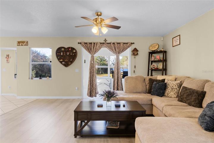 Living Area/ View to Florida Room