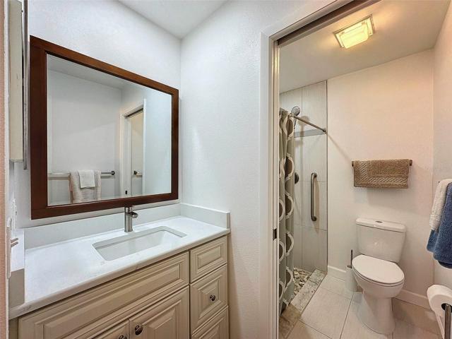 POCKET DOOR SEPERATES SHOWER AREA