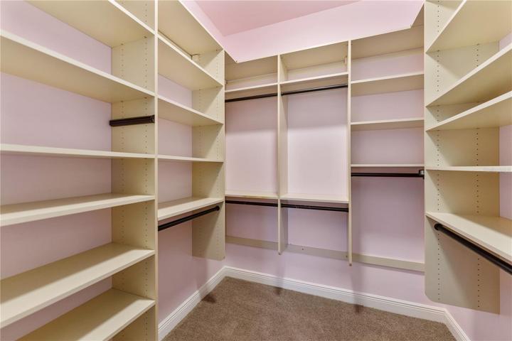 bedroom #2 walk-in closet