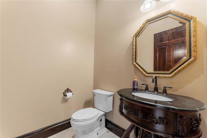 1st story half bath
