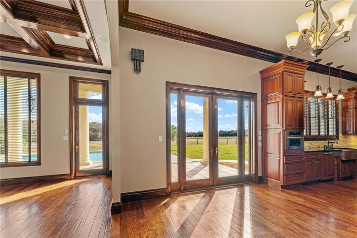 Kitchen with casual dining space