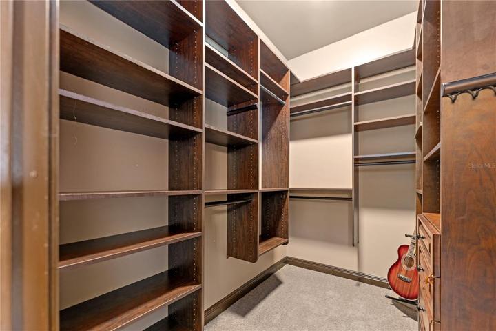 bedroom #1 walk-in closet