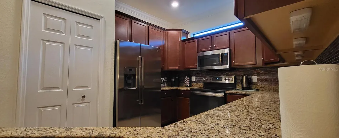 Kitchen with closet pantry