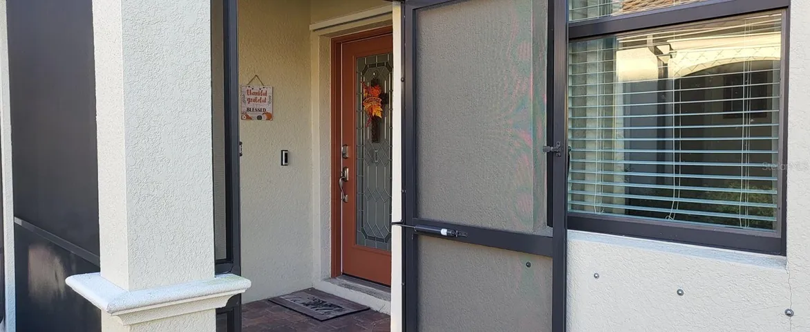 Screened in front porch