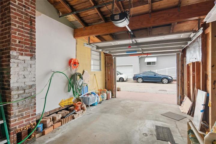 Spacious garage 12X30 for golf cart plus small car