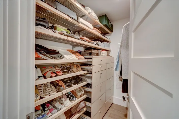 His and her walk in closets