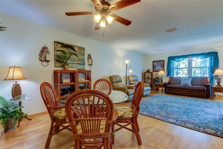 Dining Area Opens to Living Space..