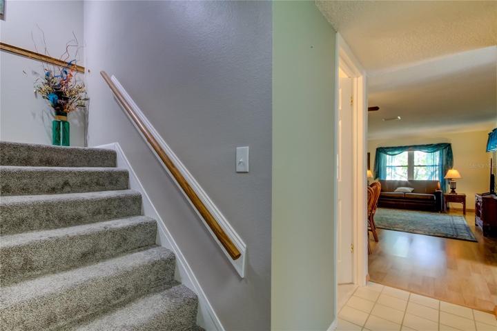 Hallway Connecting Garage Entry to Front Door Entry!