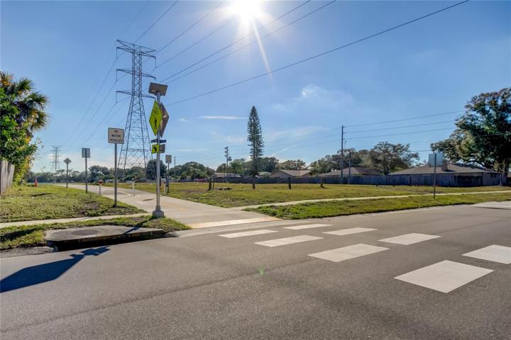 Pinellas Trail Extension.. This is the Serene Segment Along the Utility Lines - Leading to Countryside Mall, Abuts Chateaux Woods!