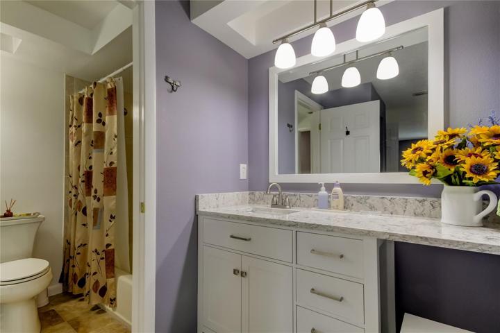 Jack & Jill 2nd Level Bathroom Creates Private Easy Access to Full Bathroom as needed!