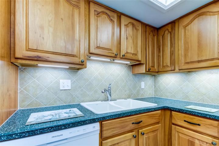 Updated Sink & Faucet! Love the Under Cabinet Lighting too!