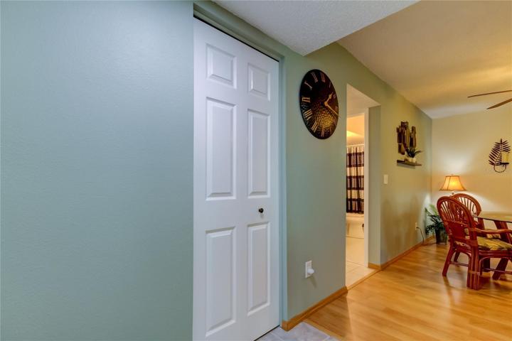 Coat Closet Upon Entry..