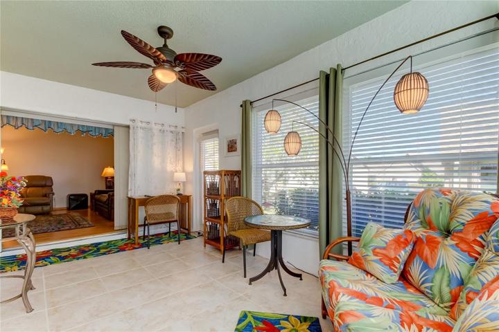 Lanai (8.11' x 17.4') is HUGE & Can Serve Your Lifestyle in Whatever Fashion You Want it to! Impact Windows Continue into Lanai..
