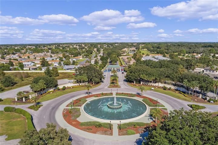 Fountain at entrance