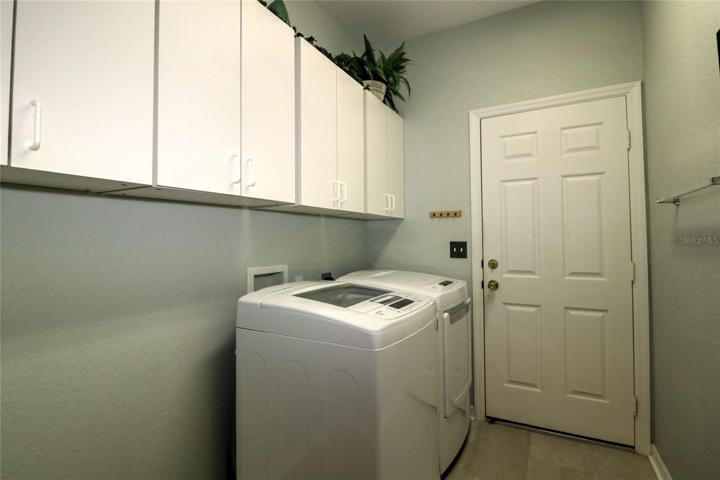 Inside laundry room