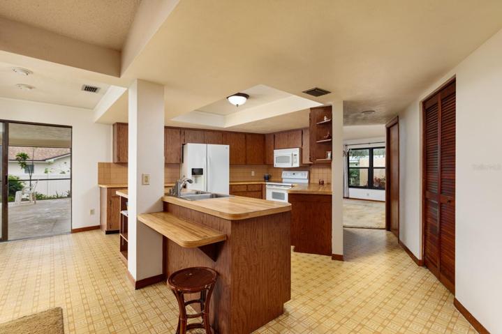 Kitchen view from Family Room