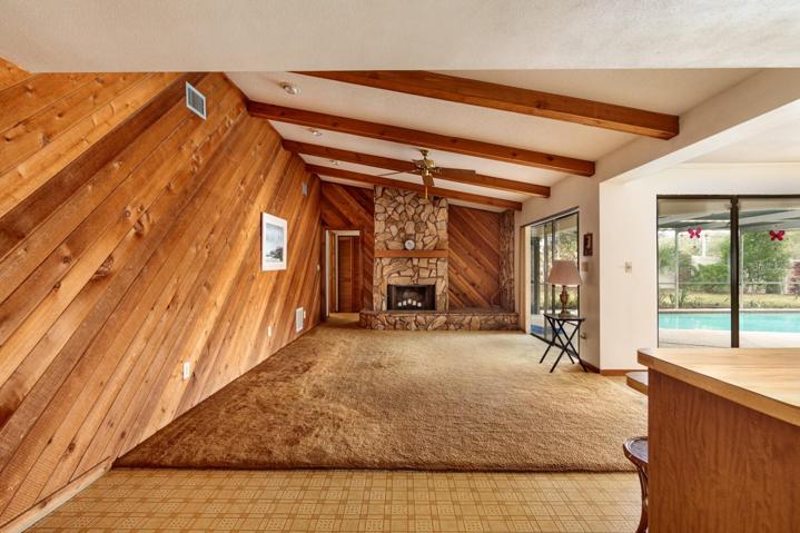 Family Room with fireplace